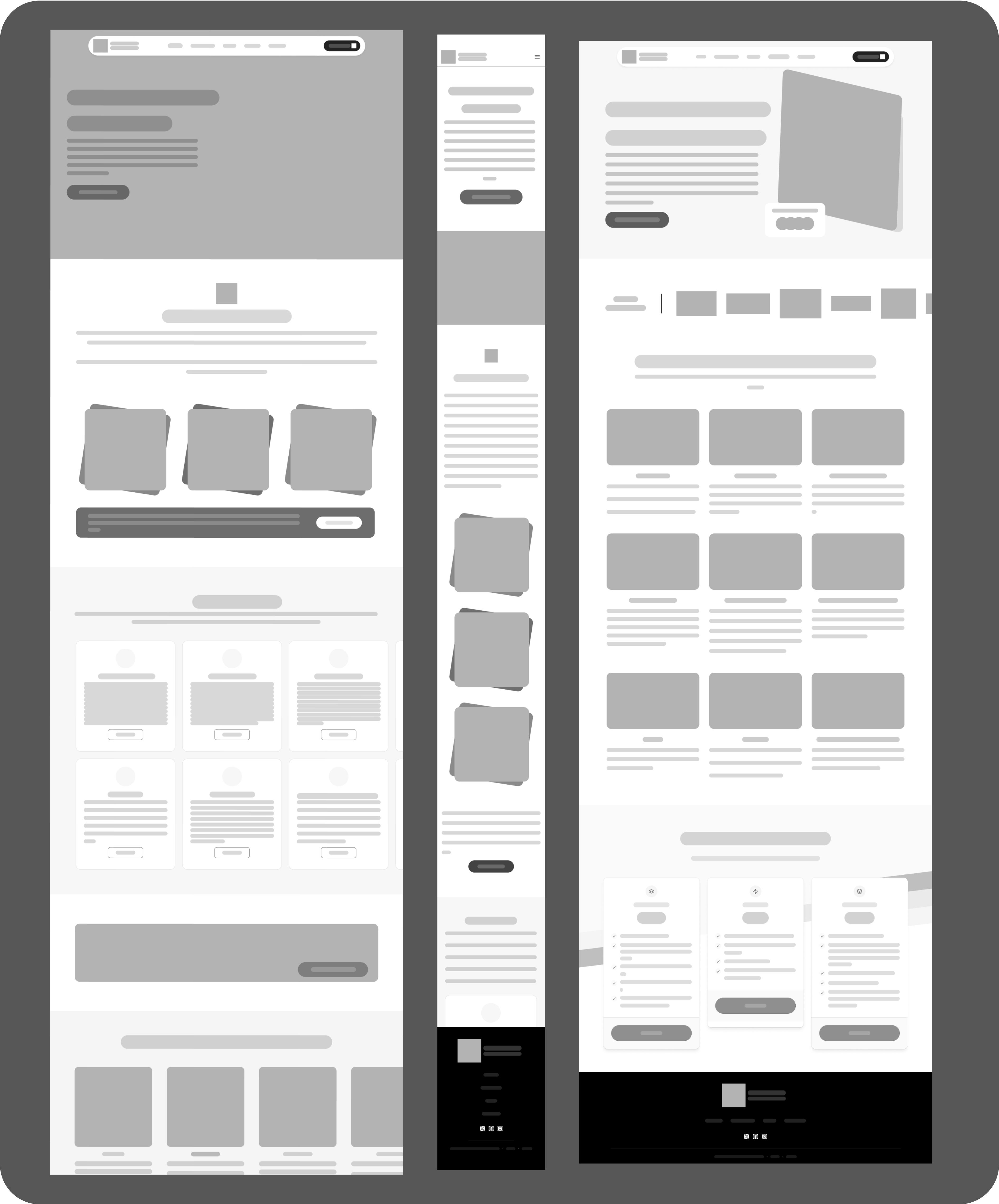 Baldev low-fidelity wireframe