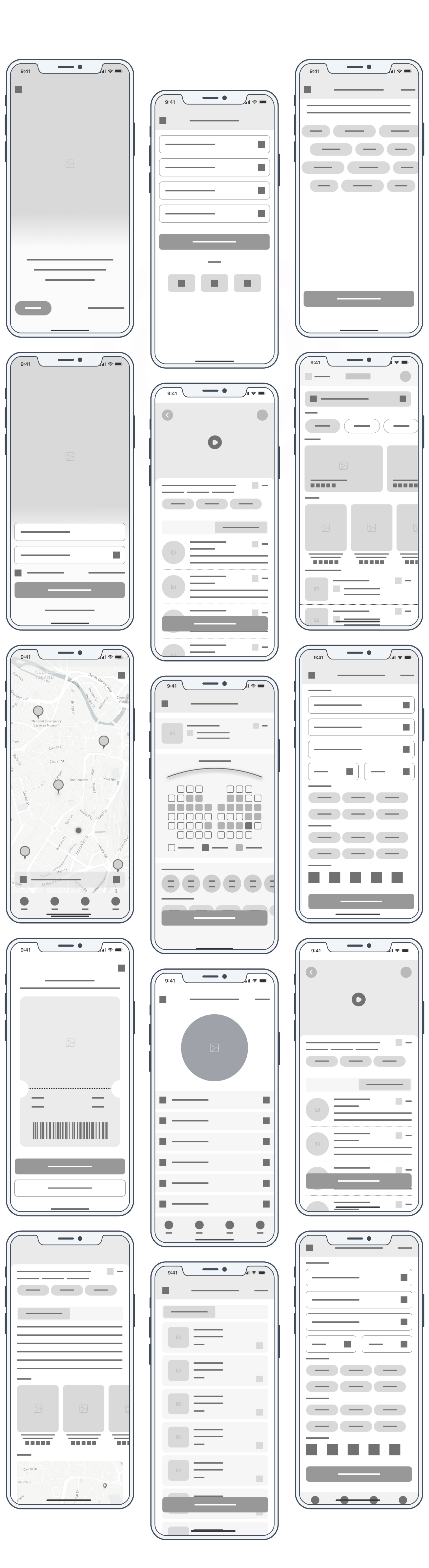 High Fidelity Wireframes